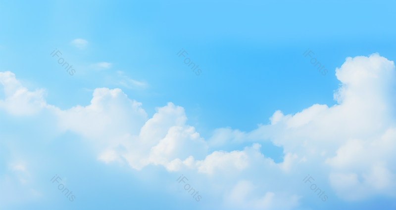 蓝色天空和白云桌面背景,高清,摄影图,摄影图片,图片大全,摄影图免费下载